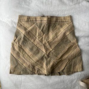 Free people neutral mini skirt